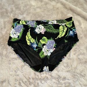 Cacique Tropical Size 26 Bikini Bottom Swimsuit